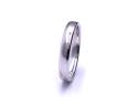 18ct White Gold Plain Wedding Ring