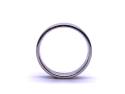 9ct White Gold Plain Wedding Ring 3.5mm