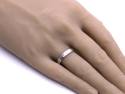 9ct White Gold Plain Wedding Ring 3.5mm