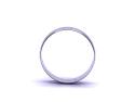9ct White Gold Plain Wedding Ring 4mm