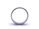 9ct White Gold Patterned Wedding Ring