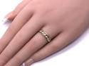 9ct Yellow Gold Green Garnet Ring