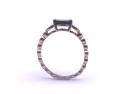 9ct Boulder Opal & White Zircon Ring
