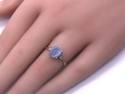 9ct Boulder Opal & White Zircon Ring