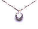 9ct Yellow Gold CZ Pendant & Chain