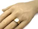 9ct Yellow Gold Plain Signet Ring