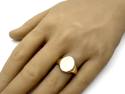 9ct Yellow Gold Oval Signet Ring