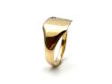 9ct Yellow Gold Square CZ Signet Ring