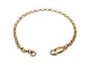 9ct Yellow Gold Fine Belcher Bracelet