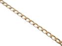 9ct Yellow Gold Flat Curb Bracelet