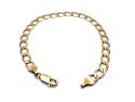 9ct Yellow Gold Flat Curb Bracelet