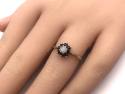 9ct Sapphire & Opal Cluster Ring