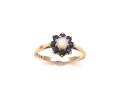 9ct Sapphire & Opal Cluster Ring