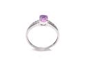 9ct Pink Sapphire & Diamond Ring