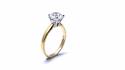 18ct Yellow Gold Diamond Solitaire Ring 1.51ct