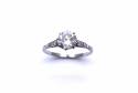 Platinum Diamond Solitaire Ring