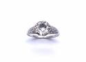 Platinum Diamond Solitaire Ring