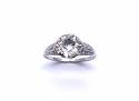 Platinum Diamond Solitaire Ring