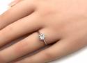 18ct Diamond Solitaire Ring 0.63ct