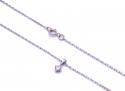 18ct White Gold Diamond Pendant/Chain