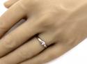 9ct White Gold Diamond Solitaire Ring