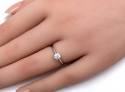 18ct Diamond Solitaire Ring 0.34ct