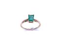 9ct Yellow Gold Emerald Solitaire Ring