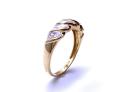 18ct Yellow Gold CZ 5 Stone Ring