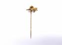 Fox & Horseshoe Stick Pin Circa 1900