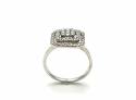 14ct Diamond Halo Ring Est 0.50ct