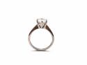 18ct White Gold Diamond Solitaire Ring