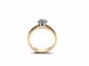 18ct Yellow Gold Diamond Solitaire Ring