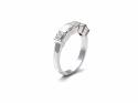 18ct White Gold Princess Cut 5 Stone Ring 1.61ct