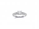 18ct Diamond Solitaire Ring 0.72ct