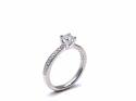 Platinum Diamond Solitaire Ring