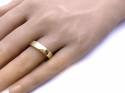 9ct Yellow Gold Slight Court Wedding Ring 5mm