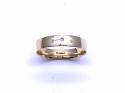 9ct Yellow Gold Slight Court Wedding Ring 5mm