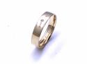 9ct Yellow Gold Slight Court Wedding Ring 5mm