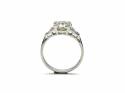 Platinum Art Deco Style Diamond Ring 1.57ct