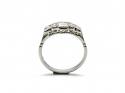 Platinum Art Deco Style Diamond Ring 1.14ct