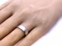 9ct White Gold Soft Court Wedding Ring 6mm