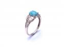 9ct Turquoise Solitaire Ring