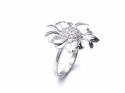 925 CZ Flower Ring