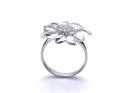 925 CZ Flower Ring