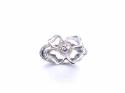 925 CZ Flower Ring