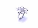 925 CZ Flower Ring