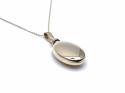9ct Yellow Gold Oval Ashes Locket & Chain