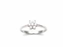 18ct Diamond Flower Cluster Ring