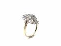 9ct Yellow Gold Diamond Cluster Ring