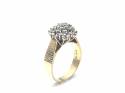 14ct Yellow Gold Diamond Cluster Ring